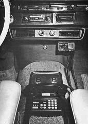 Mercedes W108 mit Autotelefon TEKADE BSA22 B-Netz